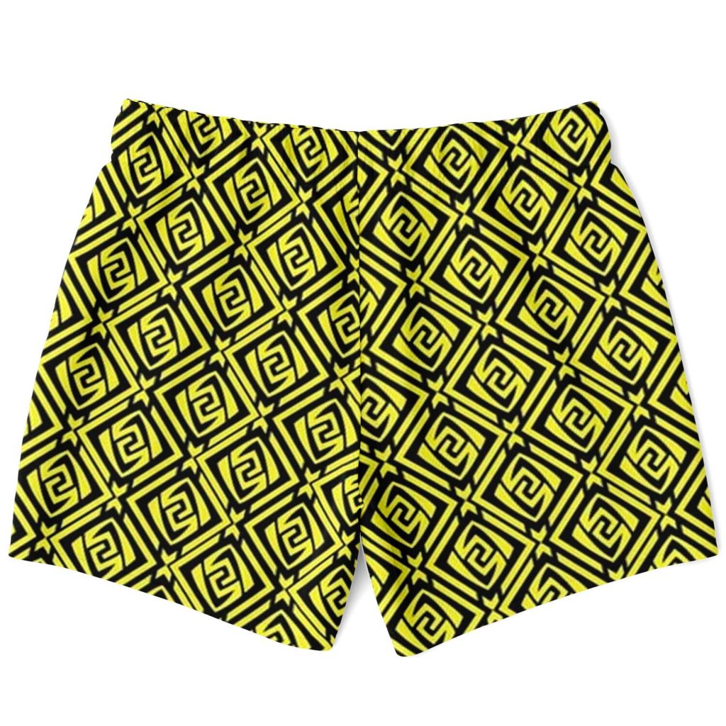 Genshin Impact Geo Pattern Swim Trunks 1 - Genshin Merch